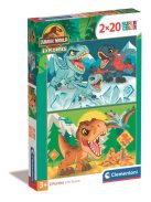 Clementoni - Puzzle 2X20 db -  Jurassic World
