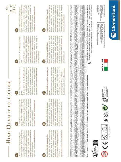 Clementoni - Puzzle - 500 db - A Szajna mentén