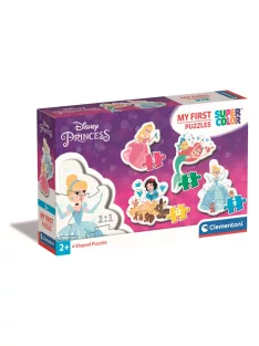 Clementoni - Első Puzzle - 3-6-9-12 db - Disney Hercegnők