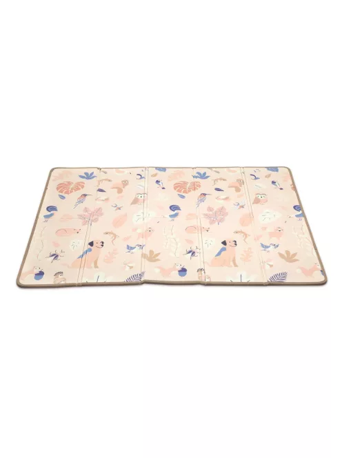 LUDI - Kétoldalú összecsukható játszó szőnyeg - állatos