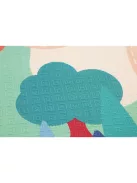 LUDI - Kétoldalú összecsukható játszó szőnyeg - állatos