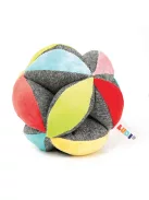 LUDI - Készségfejlesztő plüss labda - szivárvány