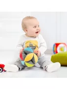 LUDI - Készségfejlesztő plüss labda - szivárvány