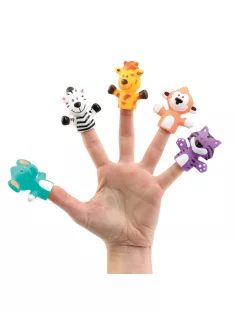 LUDI - Ujjbábkészlet - Szavannai állatok