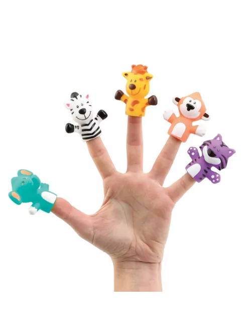 LUDI - Ujjbábkészlet - Szavannai állatok