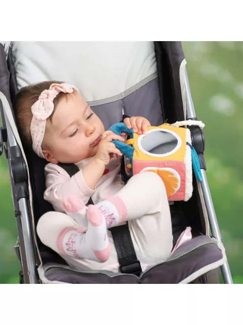 LUDI - Plüss activity kocka - Levelek