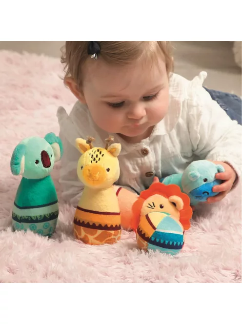 LUDI - Plüss Baby Bowling - Állatok