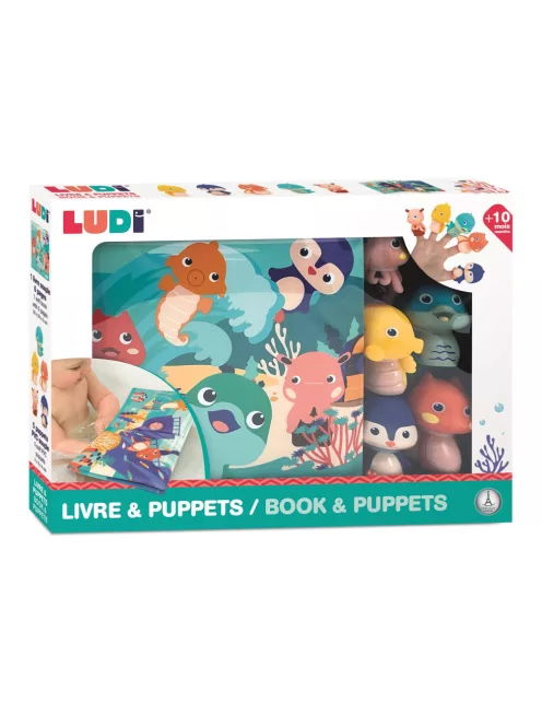 LUDI - Óceáni kalandok mese szett - 5db ujjbábbal