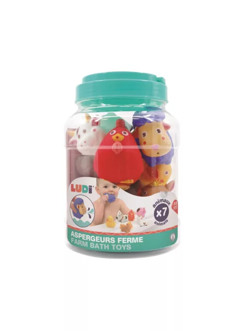 LUDI - Farm állatai - fürdőjáték szett