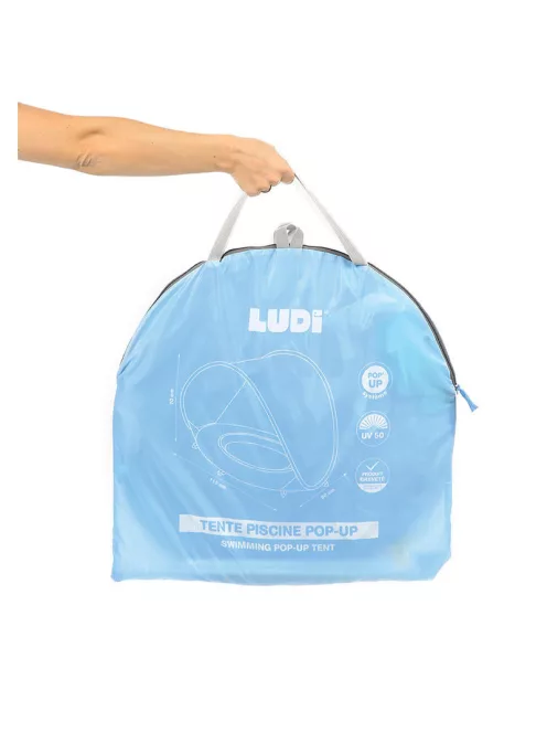 LUDI - Strandsátor beépített pancsolóval - Bálnás