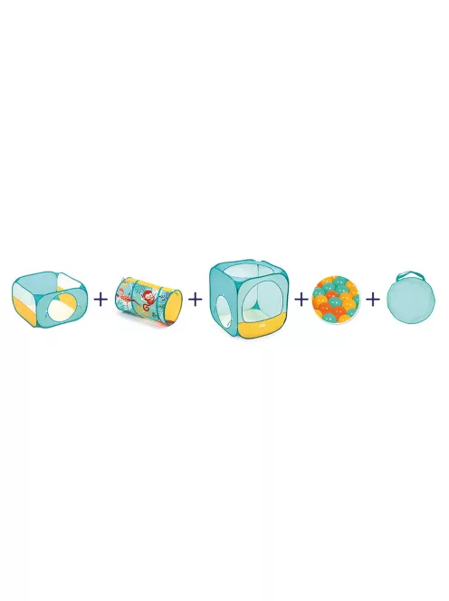 LUDI - Dzsungel kaland játszósátor labdákkal