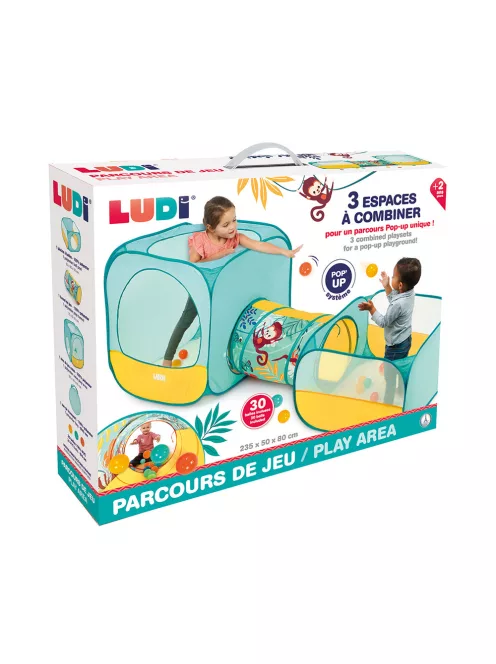 LUDI - Dzsungel kaland játszósátor labdákkal