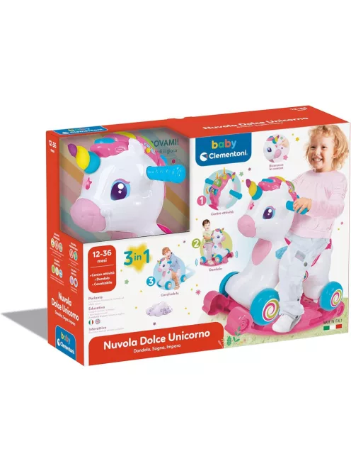 Interaktív, többfunkciós szivárvány unikornis