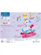 Interaktív, többfunkciós szivárvány unikornis