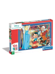 Clementoni Super color puzzle  - Pinocchio 104 db-os 