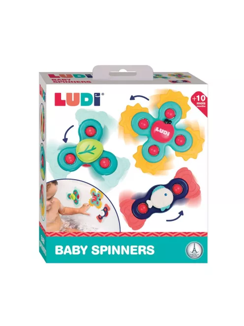 LUDI - Tapadókorongos baba fidget spinner ügyességi játék