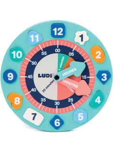   LUDI - Ismerkedjünk az órával! Formabeillesztős habszivacs óra