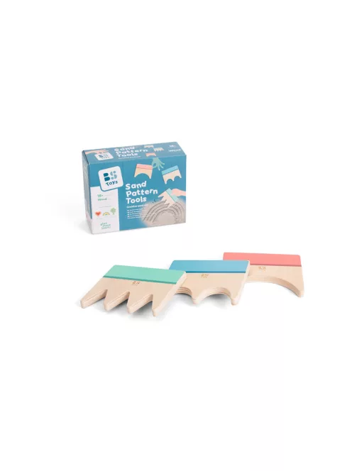 BS Toys - Alkoss a homokba homokmintázó készlet