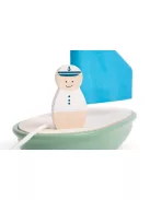 BS Toys - Vitorlás hajó kapitánnyal vízparti játék