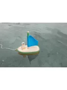 BS Toys - Vitorlás hajó kapitánnyal vízparti játék