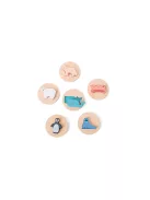 BS Toys - Fa állatos formakirakó