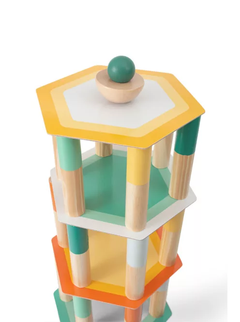 BS Toys - Egyensúlyozó toronyépítő