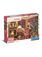 Clementoni 1000 db-os Compact puzzle - A Mikulás látogatása