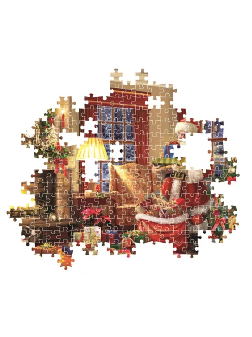 Clementoni 1000 db-os Compact puzzle - A Mikulás látogatása