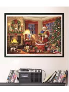 Clementoni 1000 db-os Compact puzzle - A Mikulás látogatása