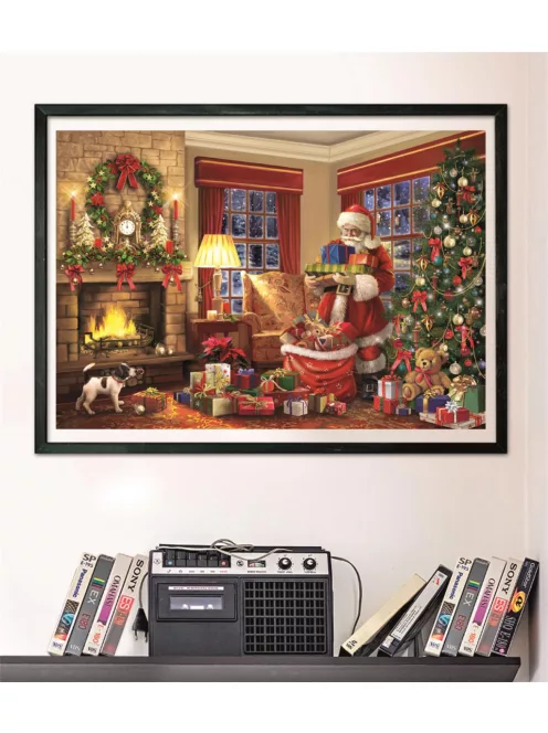 Clementoni 1000 db-os Compact puzzle - A Mikulás látogatása