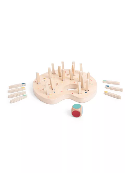 BS Toys - Festékpaletta fa memóriajáték