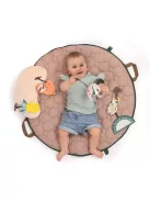 LUDI Kör alakú játsószőnyeg fa boltívekkel - Bézs