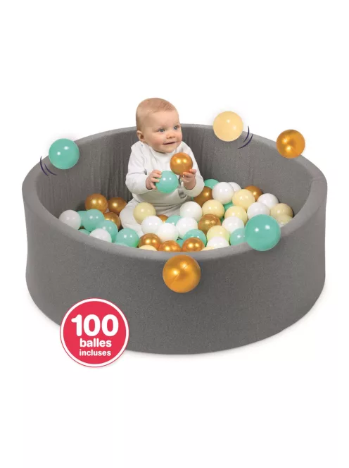 LUDI Szivacs labdamedence 100 db labdával