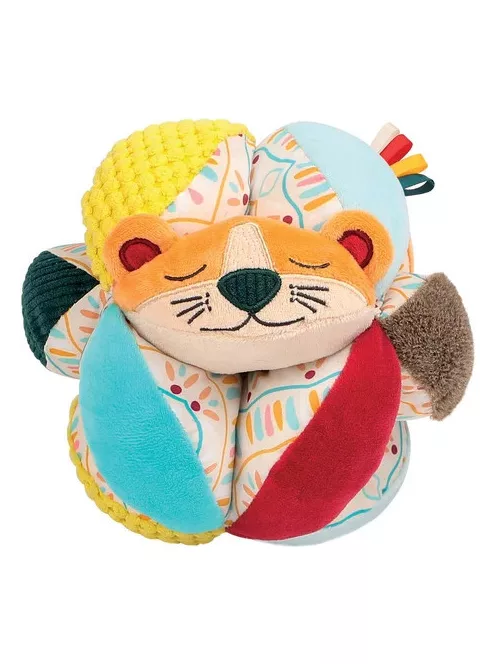 LUDI - Készségfejlesztő plüss labda - oroszlán