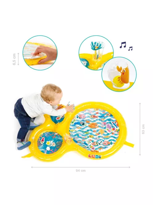 LUDI - Maxi vízi játszószőnyeg -Trópusi