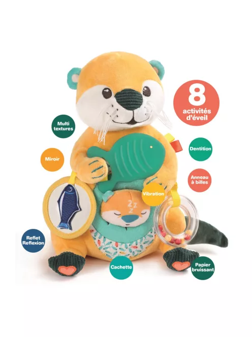 LUDI Vidra mama - interaktív plüss