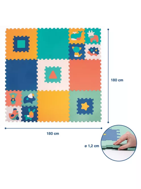 LUDI  Óriás szivacs játszószőnyeg