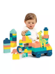 LUDI - Briqui készségfejlesztő építőjáték bébiknek