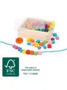 Legler Kreatív fa gyöngyfűző készlet