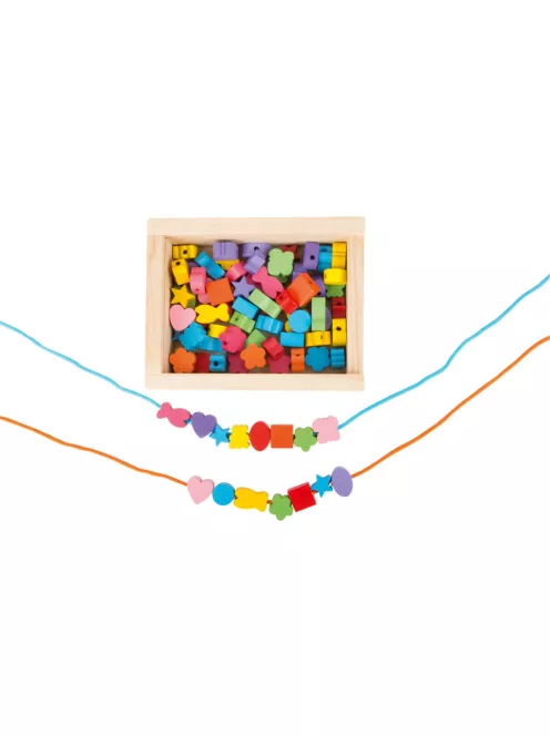 Legler Kreatív fa gyöngyfűző készlet