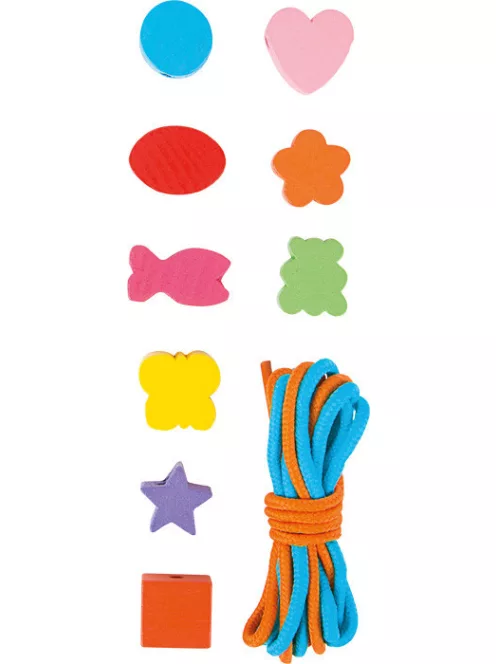 Legler Kreatív fa gyöngyfűző készlet