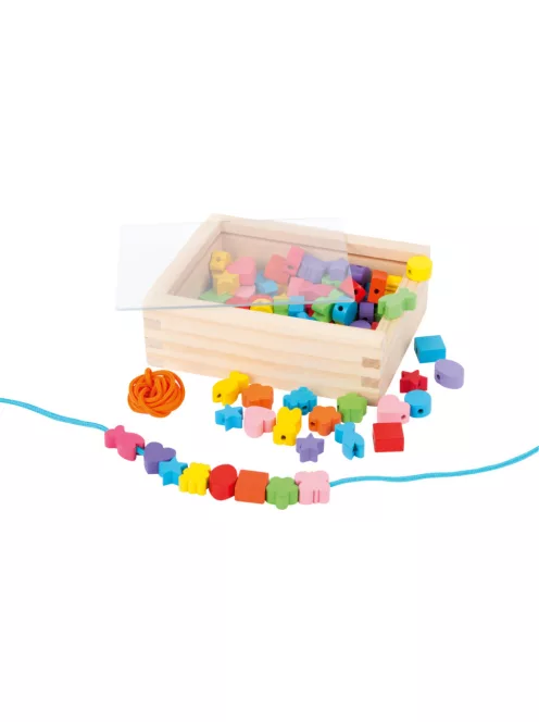 Legler Kreatív fa gyöngyfűző készlet