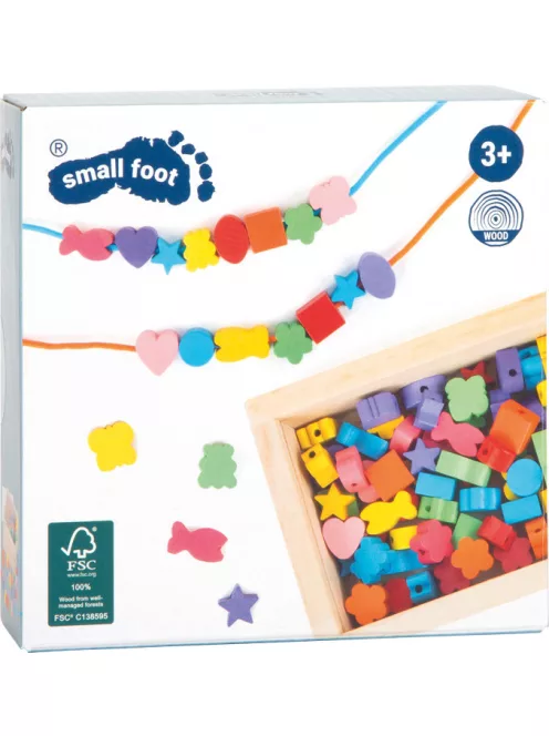 Legler Kreatív fa gyöngyfűző készlet