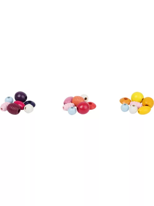 Legler Fa gyöngyfűző készlet muffin formában