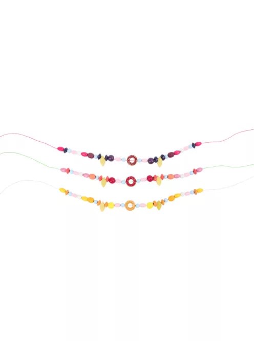 Legler Fa gyöngyfűző készlet muffin formában