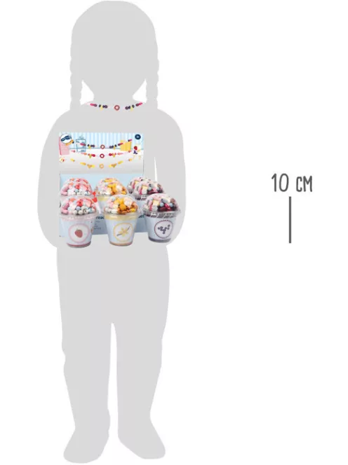 Legler Fa gyöngyfűző készlet muffin formában