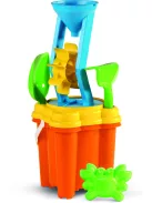 Androni Vödrös homokozó készlet malommal és eszközökkel