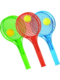Androni Retro műanyag tenisz készlet szivacs labdával