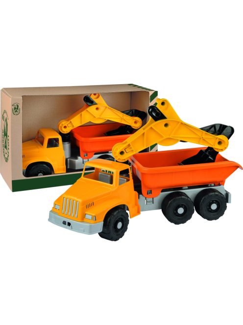Androni Nagy teherbírású markoló utánfutóval, Giant trucks