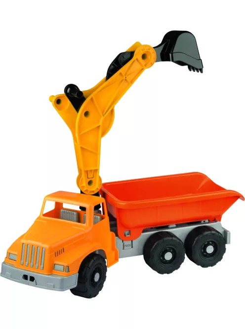 Androni Nagy teherbírású markoló utánfutóval, Giant trucks